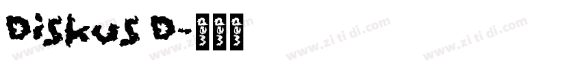 Diskus D字体转换